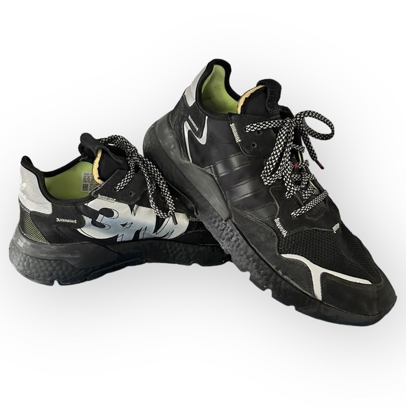 Men’s Adidas Nite Jogger 3M Training Shoes in Size 13 - Black Colorway - Picture 1 of 11